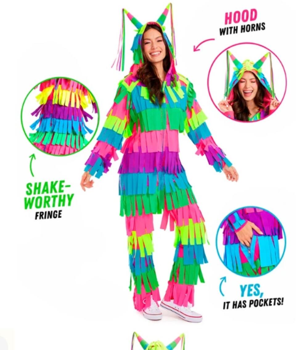 Tipsy Elves Mommy & Me Piñata Costumes Matching Set Adult M Kids XS